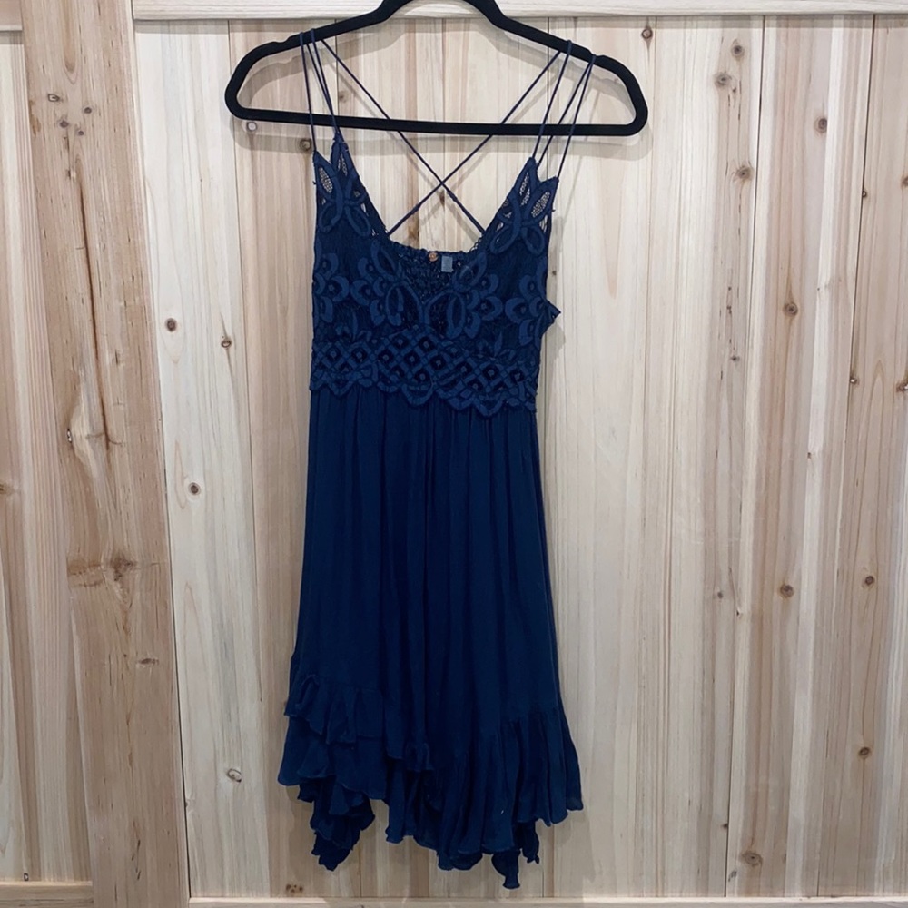 Free people Navy blue Adella Dress